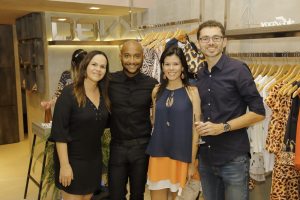 Arquiteta Samara Silva e a equipe Dok Modas, com Valu, visual de modas, e os donos Gilmara e Gilmar!
